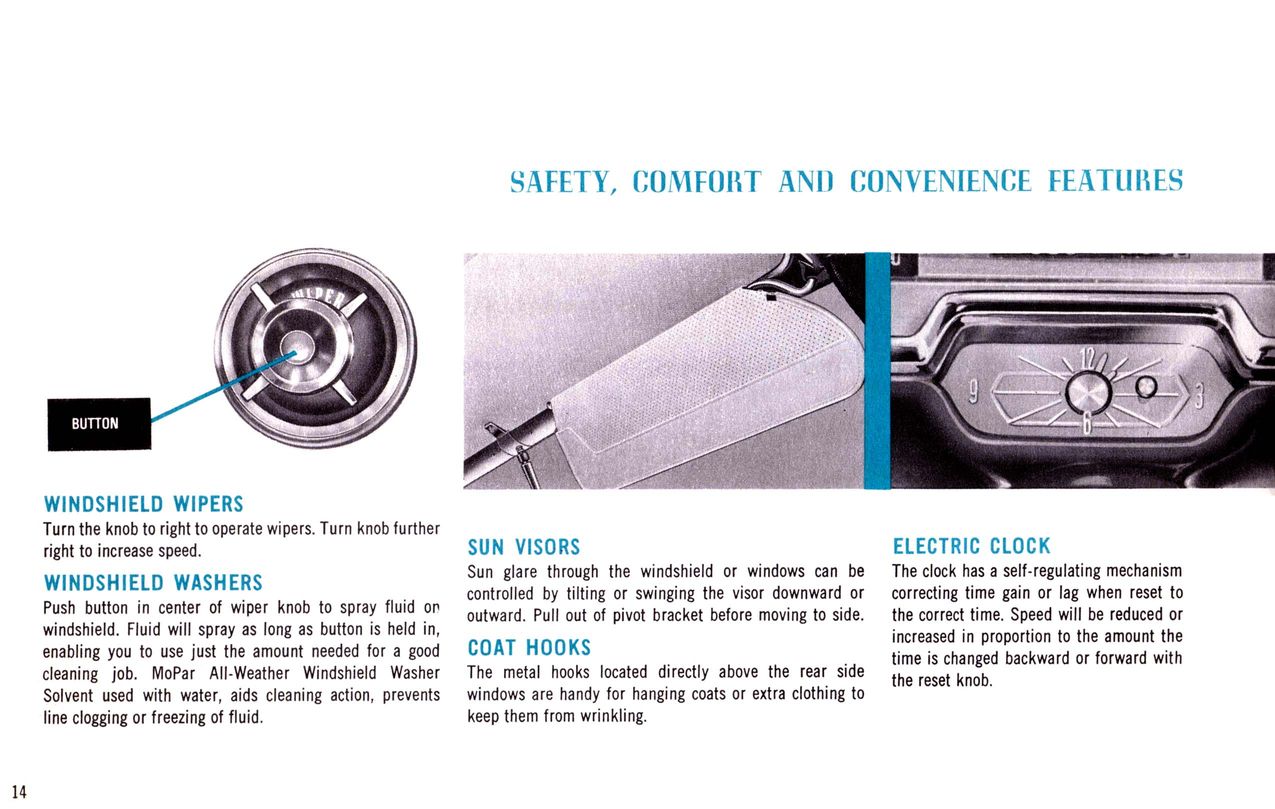 1963 Chrysler Imperial Owners Manual Page 7